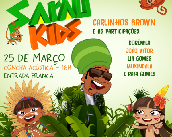Brown realiza Sarau Kids gratuito na Concha Acústica