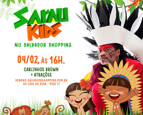 Brown leva edição inédita do Sarau Kids ao Salvador Shopping